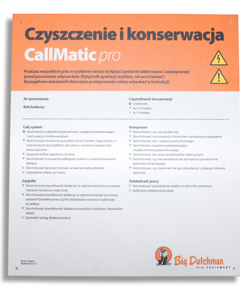 Wartungstafel PL: Callmatic